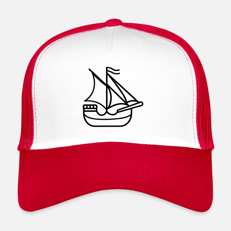Pirate ship Trucker Cap
