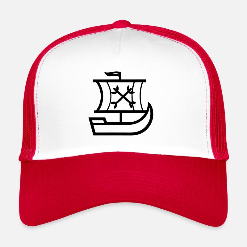 Pirate ship Trucker Cap