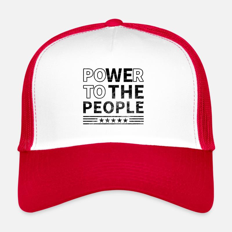 Le pouvoir au peuple Casquette trucker 