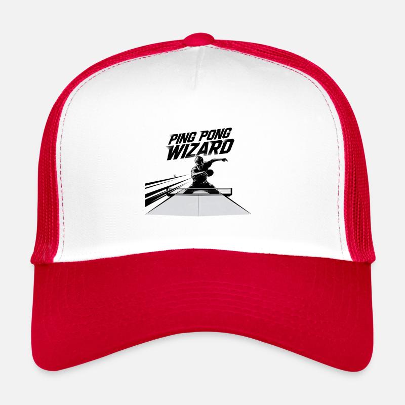 Ping Pong Wizard – Tischtennis Hobby Trucker Cap