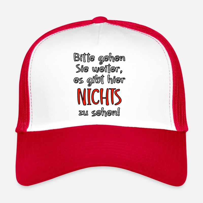 Bitte gehen Sie weiter, es gibt hier nichts zu seh Trucker Cap
