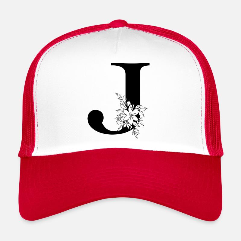 Lettre J Casquette trucker 