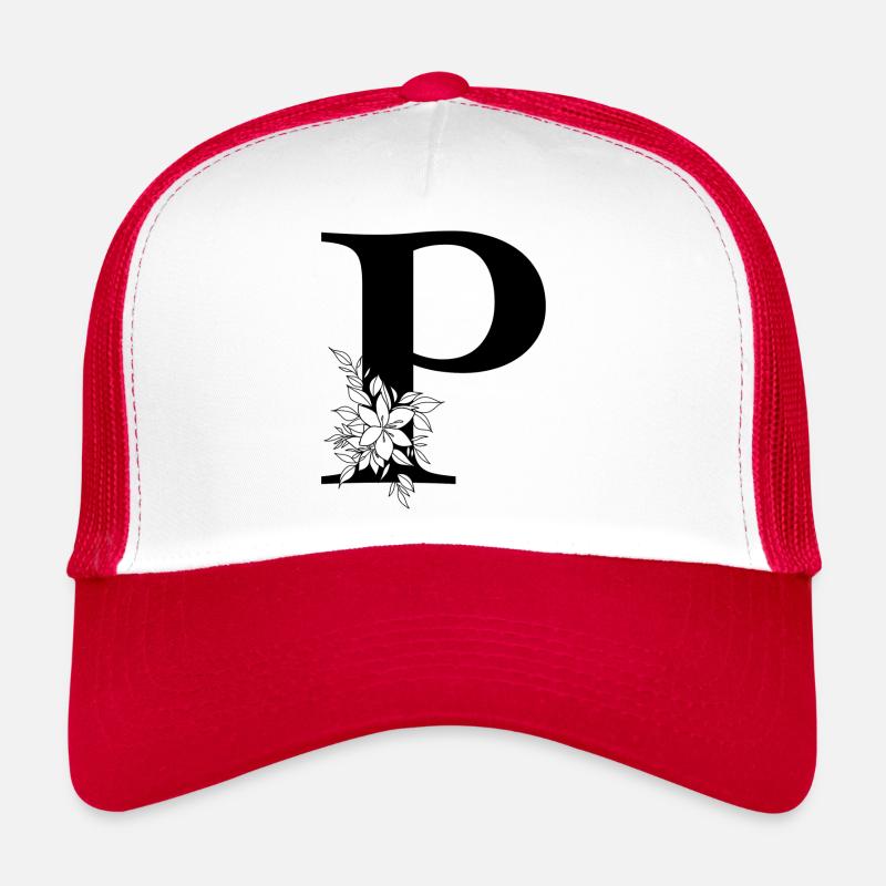 Lettre P Casquette trucker 