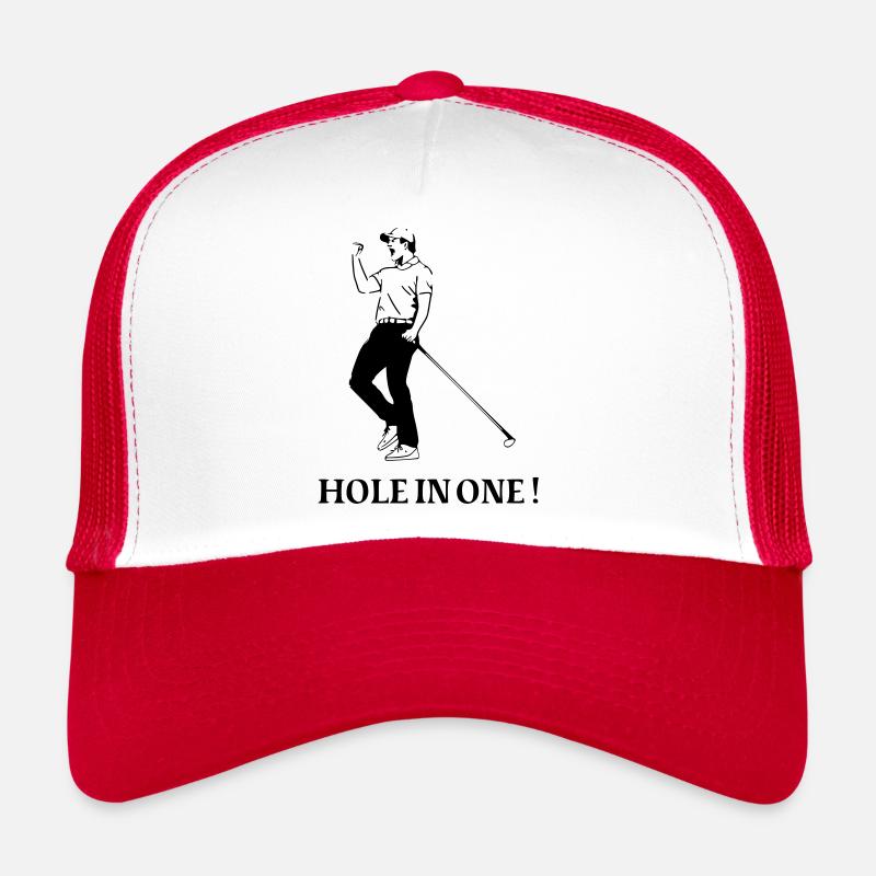 GOLF exults "Hole in one !" Trucker Cap