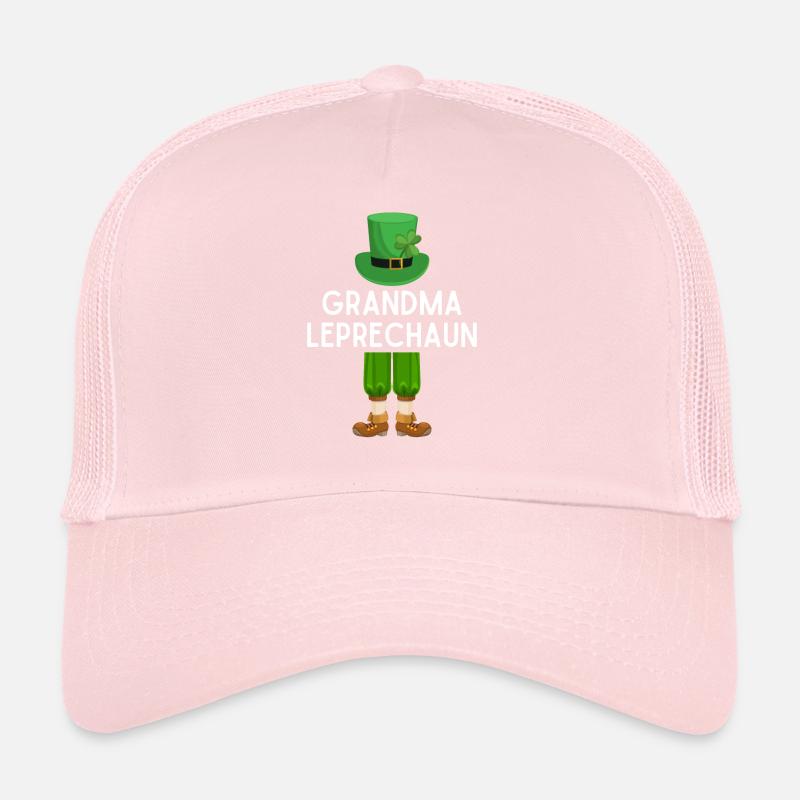 Cadeau de grand-mère Leprechaun de la Saint-Patrick Casquette trucker 