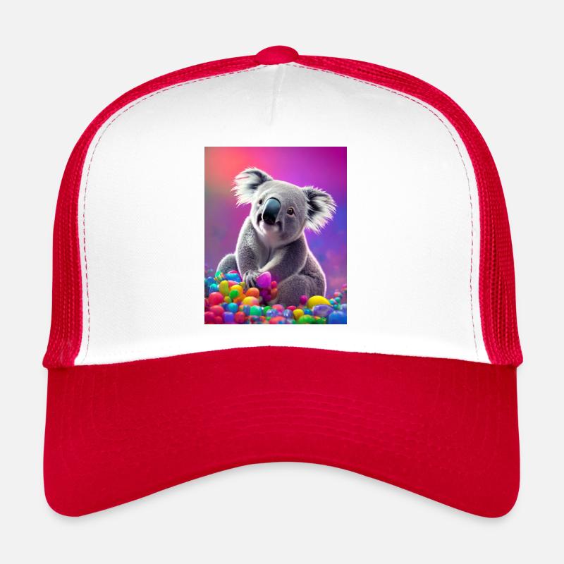 boxing kangaroo comic drawing animal australia Trucker Cap