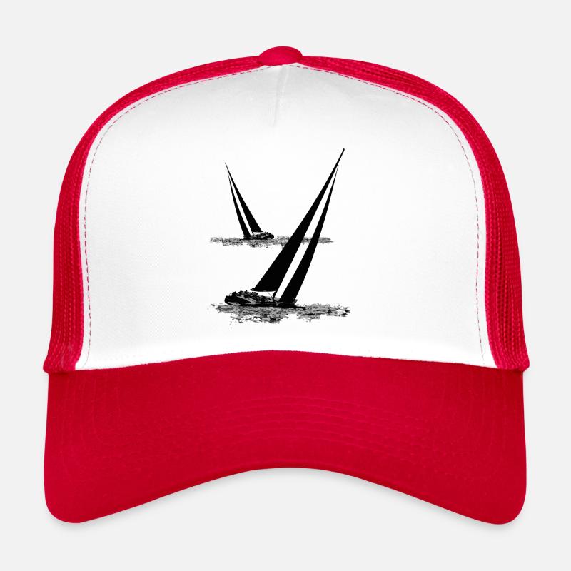 Yachts noirs Casquette trucker 