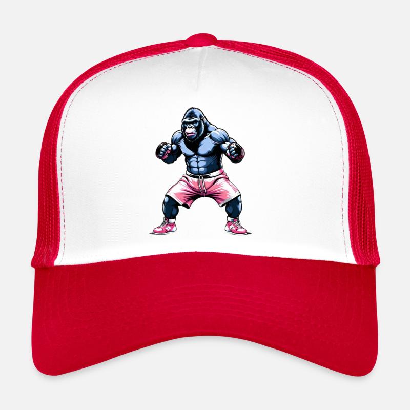 Boxe Boxeur Gorille Casquette trucker 