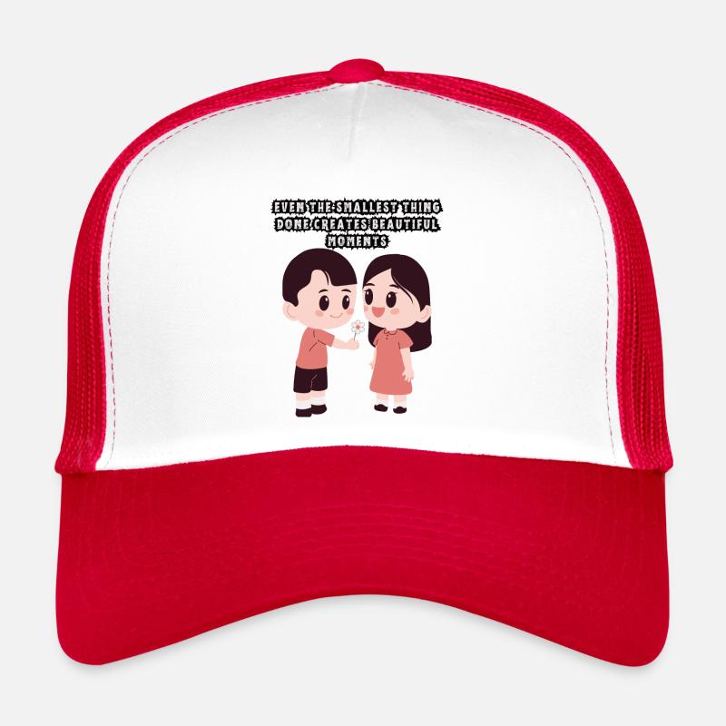 Couple Love - Trucker Cap - white/red