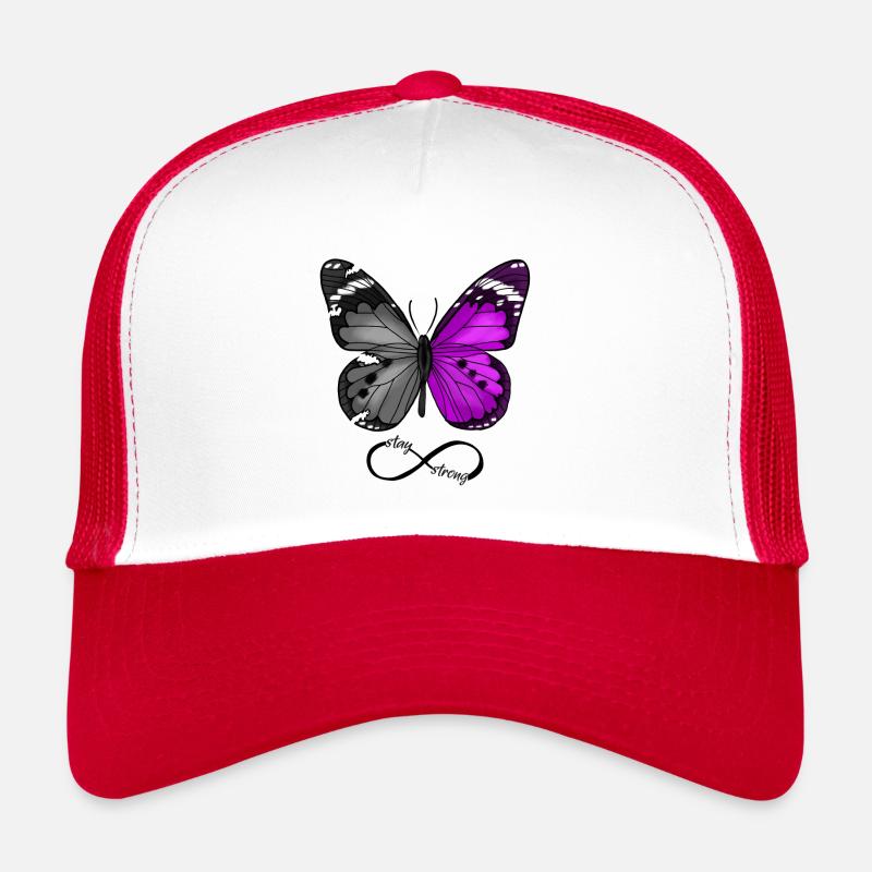 Papillon - Restez fort Casquette trucker 