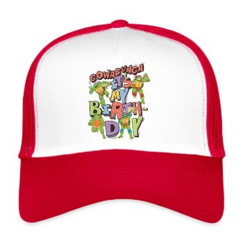 Teenage Mutant Ninja Turtles It's My Birthday - Trucker Cap - white/red - Front