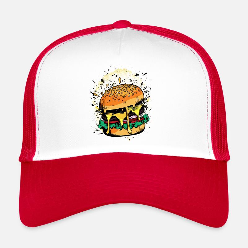 Cheeseburger Comic Burger Casquette trucker 