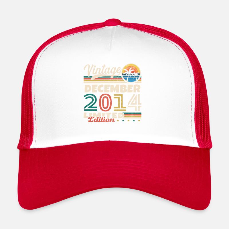 Dezember 2014 Vintage Retro Geburtstagsgeschenk Trucker Cap
