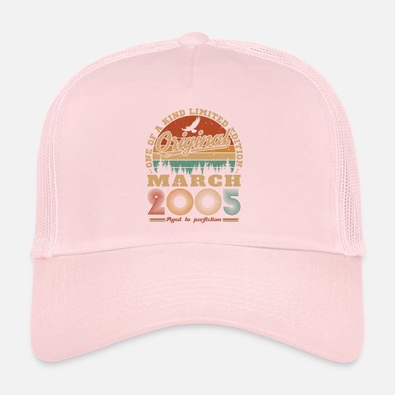 März 2005 Vintage Geburtstagsgeschenk Trucker Cap