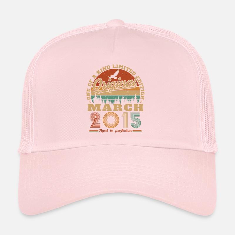 März 2015 Vintage Geburtstagsgeschenk Trucker Cap