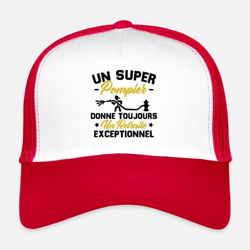 Super pompier donne toujours retraité exceptionnel Casquette trucker 