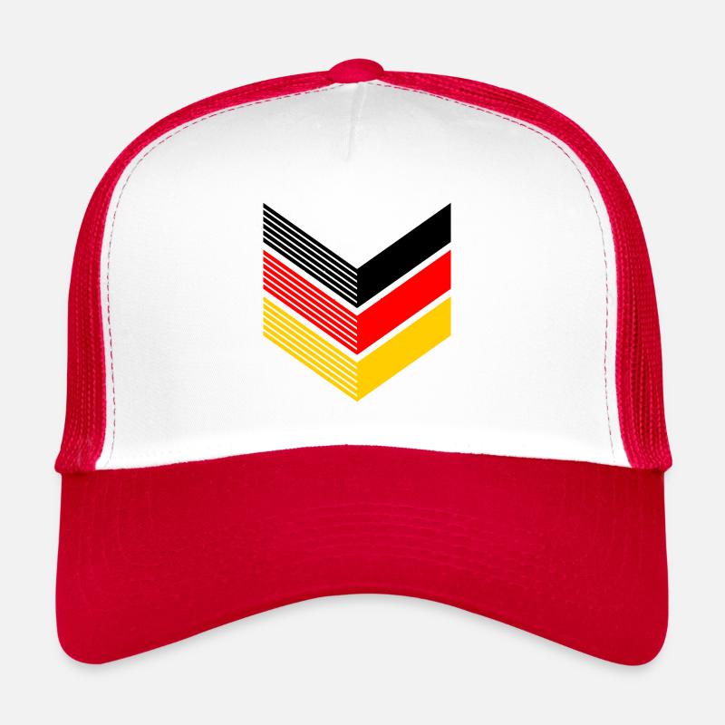 Drapeau Allemagne Drapeau allemand utilisé look home Casquette trucker 