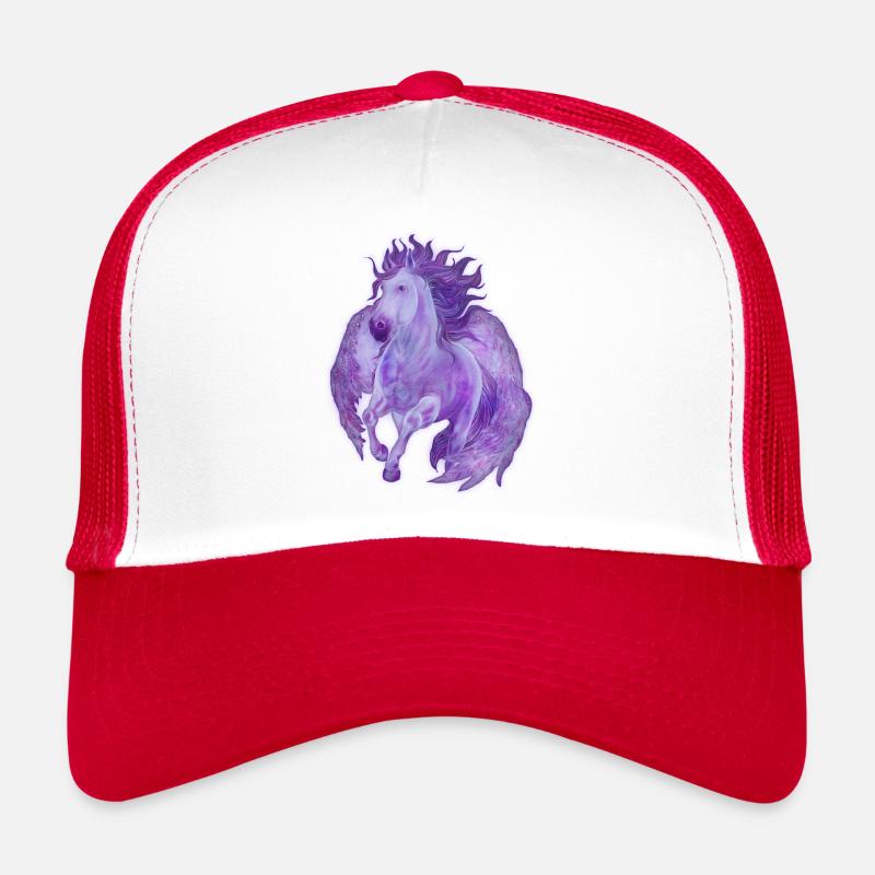 Pegasus - Trucker Cap - Weiß/Rot