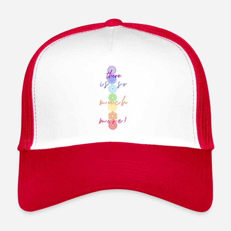 there is so much more! - Trucker Cap - white/red