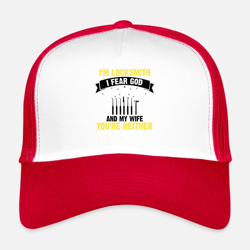 Lockpicking Experte Aufsperrdienst Schloss Papa Trucker Cap