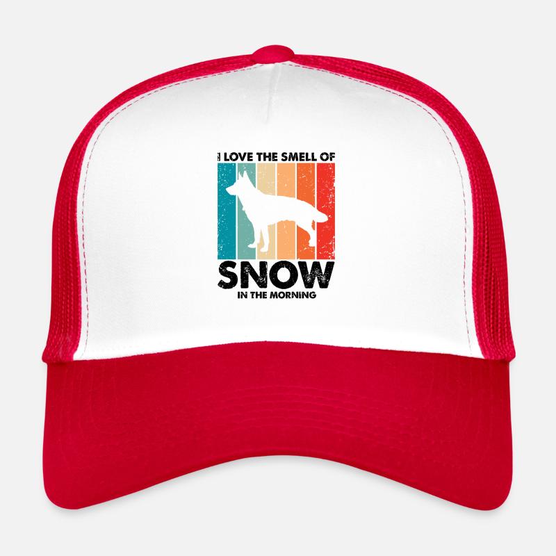 Militär Design Polizei Hund Deutscher Schäfer Trucker Cap