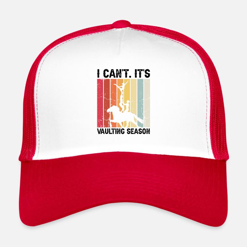 Conception acrobatique de voûte et cheval équestre Casquette trucker 