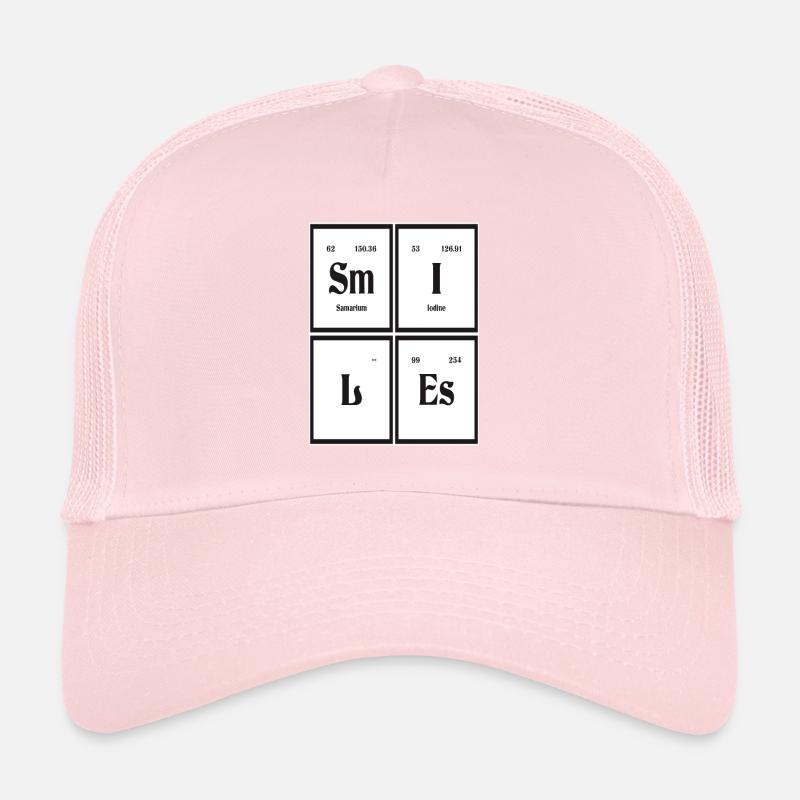 Sourires | Tableau périodique des éléments Casquette trucker 