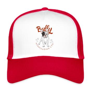 Bully Association - For Bulldog Fans - Trucker Cap - white/red - Front