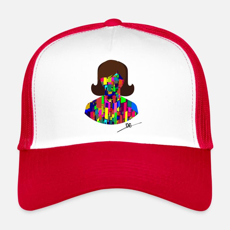 Weltbürger - Trucker Cap - Weiß/Rot