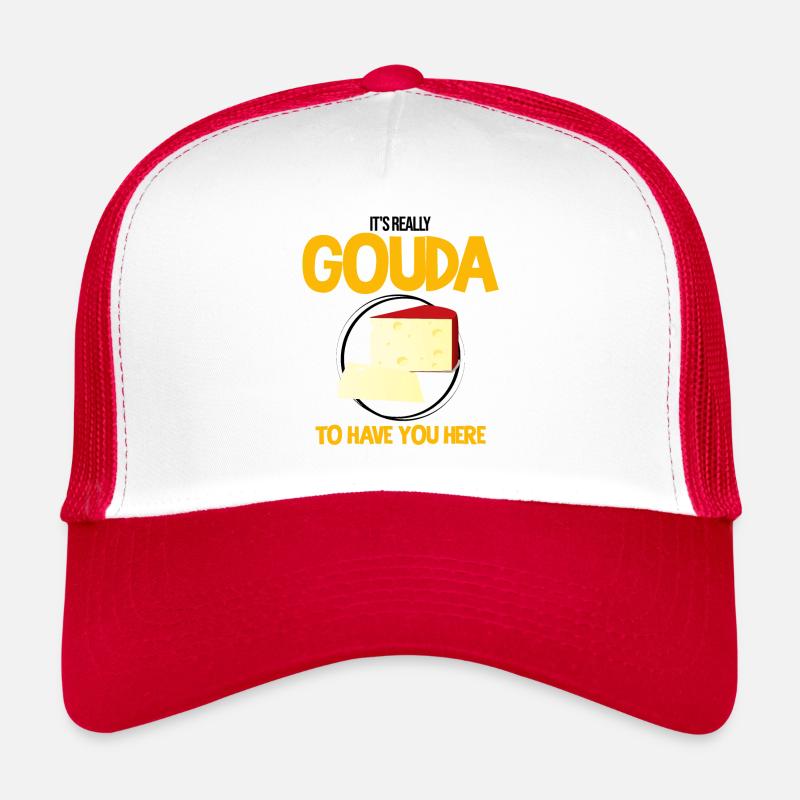 Geräucherter Gouda Design und Gouda-Feinschmecker Trucker Cap