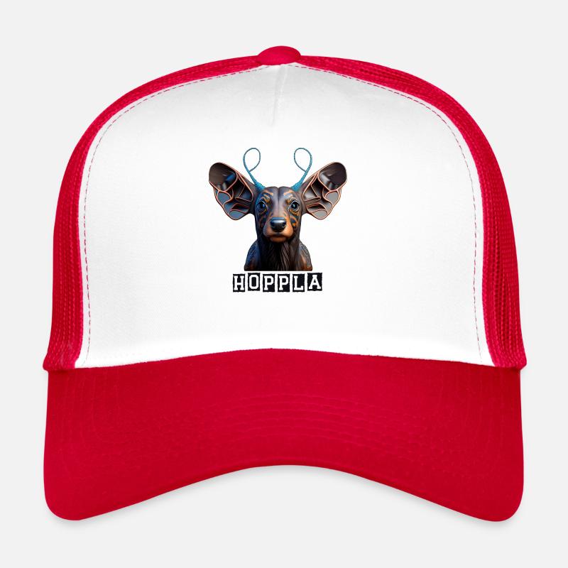 Teckel Oups. Casquette trucker 