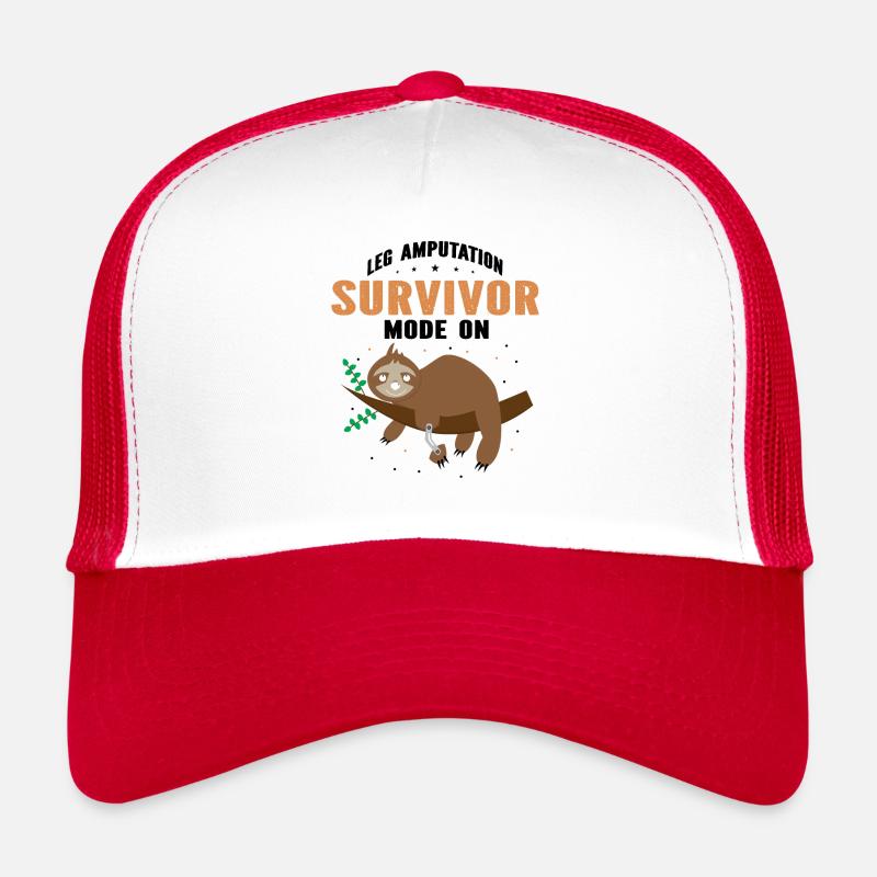 Artificial limb design for leg prosthesis Trucker Cap