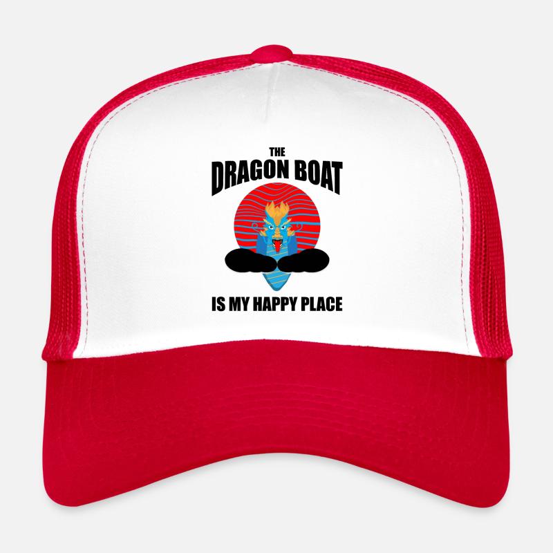 Entraîneur de bateaux-dragons pour les courses de bateaux chinois Casquette trucker 