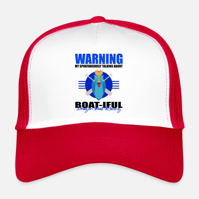 Thème de bateau-dragon pour pagayer en bateau-dragon Casquette trucker 