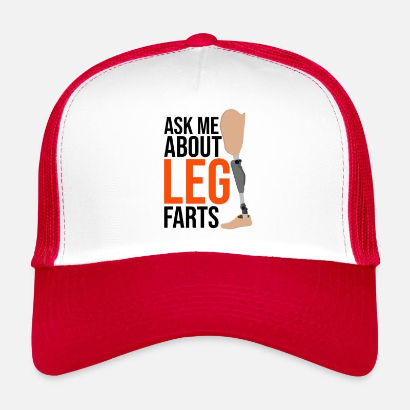 Bionic leg design for leg prostheses Trucker Cap