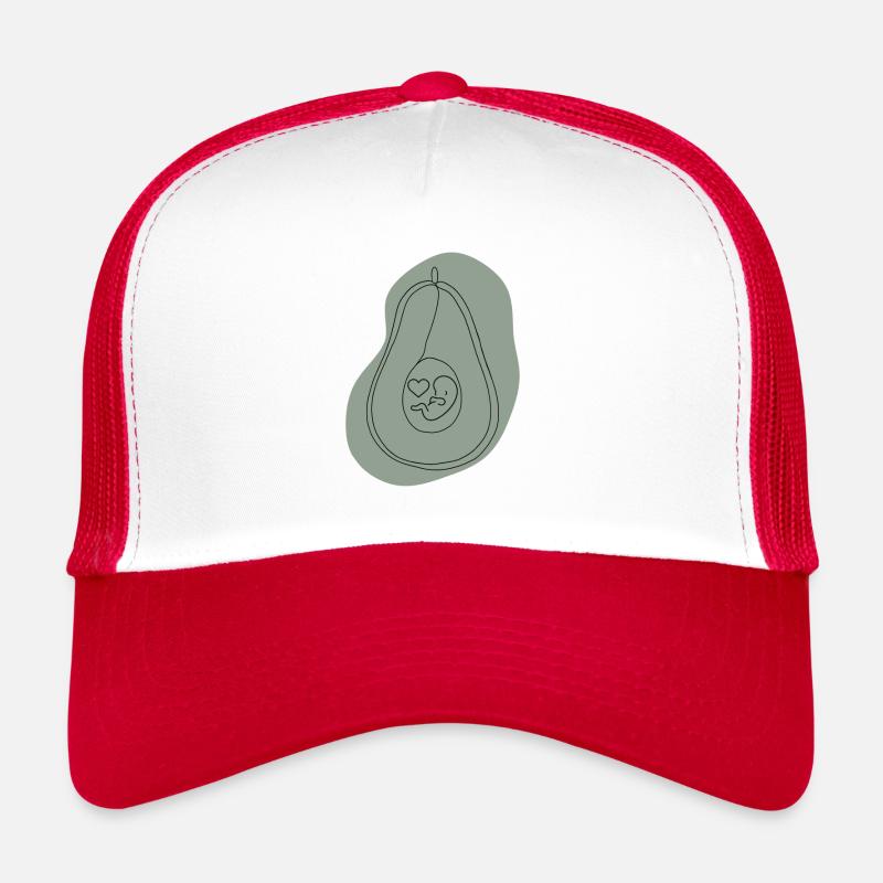 Avocado One Line Baby Trucker Cap