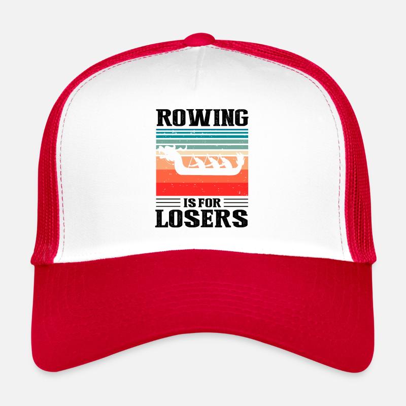 Course de bateaux chinois pour les entraîneurs de bateaux-dragons Casquette trucker 