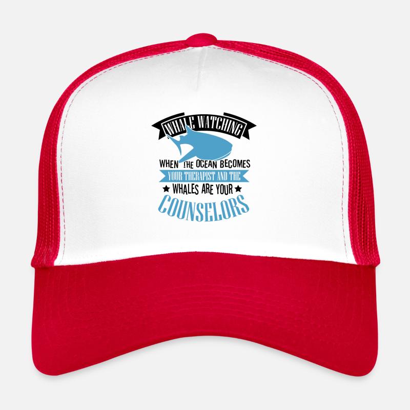 Rorqual bleu pour béluga et mammifères marins Casquette trucker 