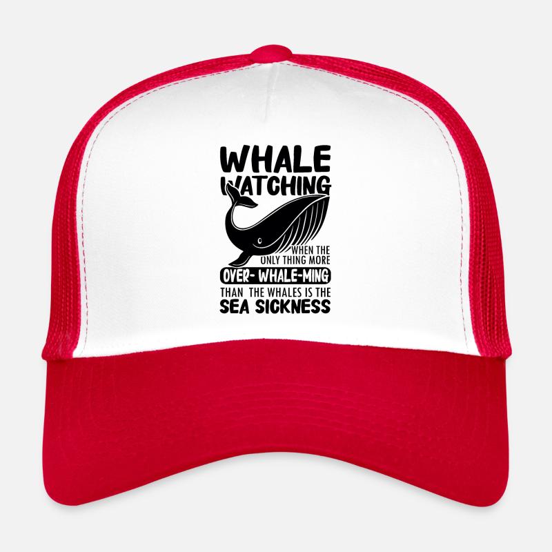 Conception de bélugas pour mammifères marins et orques Casquette trucker 