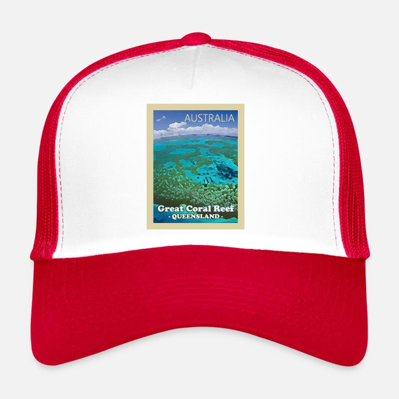Grande barrière de corail Casquette trucker 