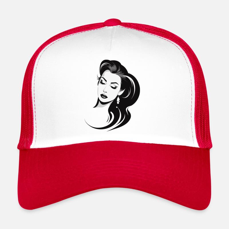 hübsche junge Dame Trucker Cap
