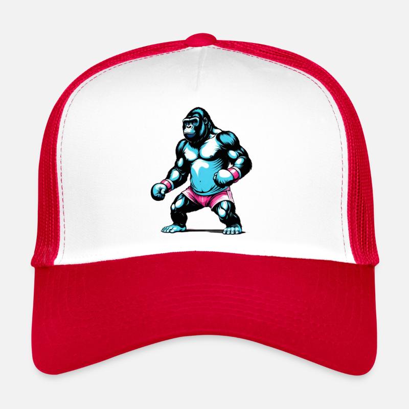 Gorille Boxeur Boxe Casquette trucker 