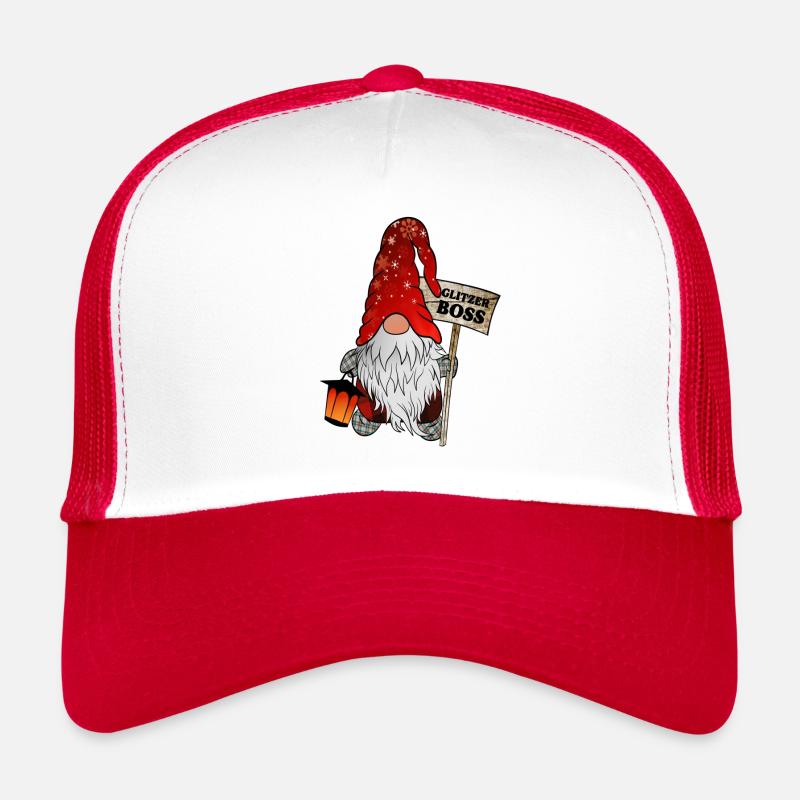 Glitzerboss – Der funkelnde Weihnachtsgnom Trucker Cap