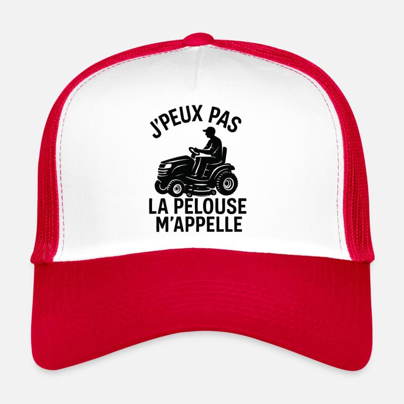 Ich kann nicht, der Rasen ruft mich Trucker Cap