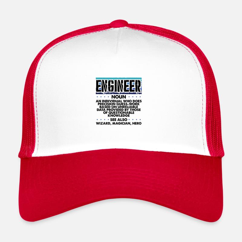 Engineer Gifts Precision Guesswork Wizard Casquette trucker 