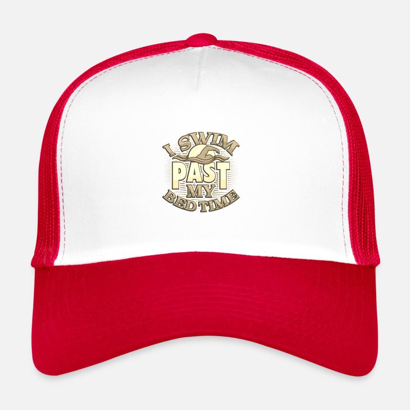 Nageur nager devant mes cadeaux d’équipe de natation au coucher Casquette trucker 
