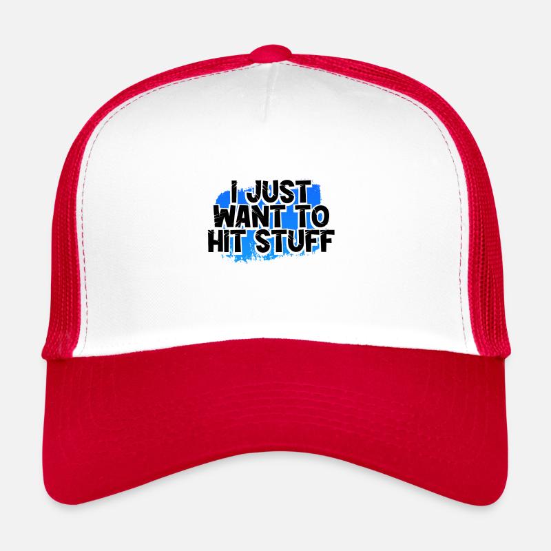 Boxen Humor wollen nur Zeug Boxer Geschenk treffen Trucker Cap