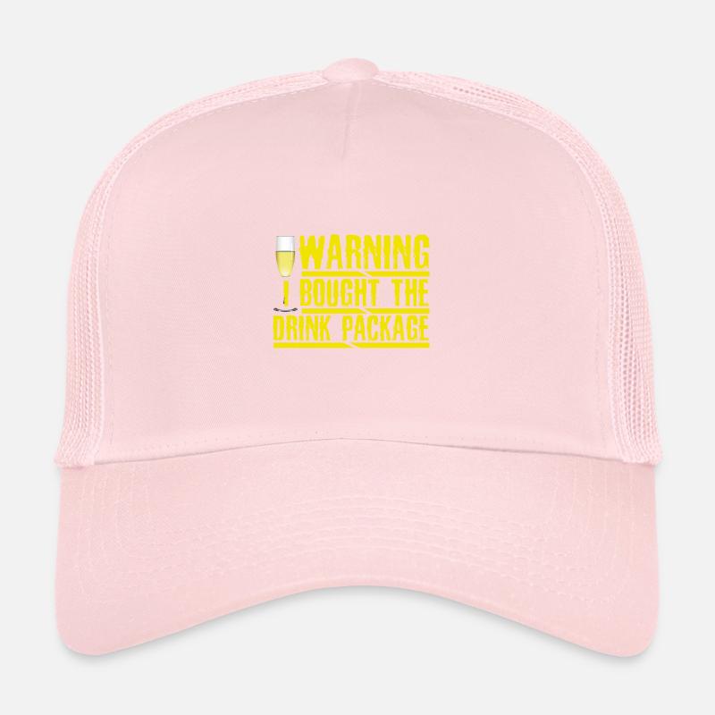 Cruise Humor Warning I Brought the Drink Package Trucker Cap