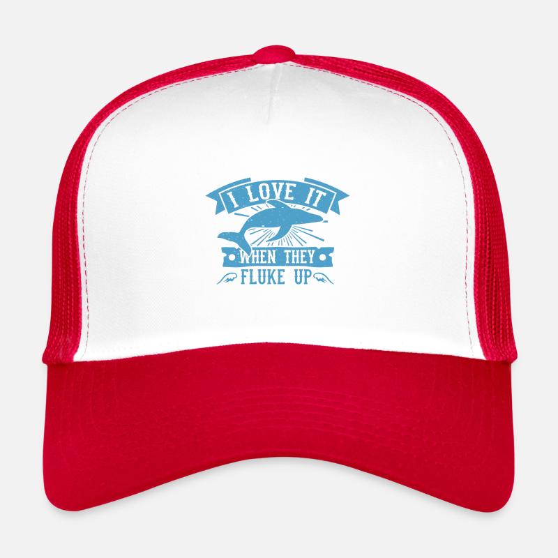 Rorqual bleu pour béluga et mammifères marins Casquette trucker 