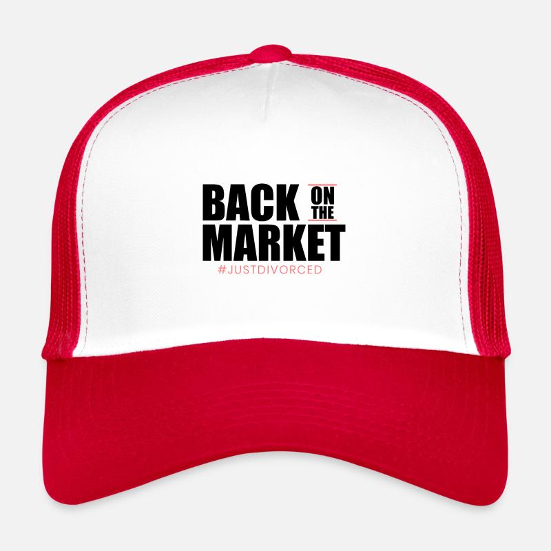 Separation Divorced Single Divorce Party Trucker Cap